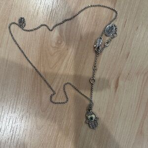 Juicy couture Silver Hamsa Hand Necklace